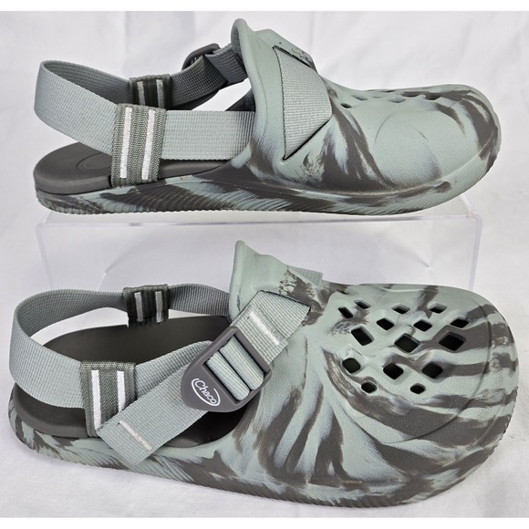 Chaco Chillos Women's Clog Sz 9 Shoe Green Mist Lightweight Recover Arch Support - Picture 2 of 9